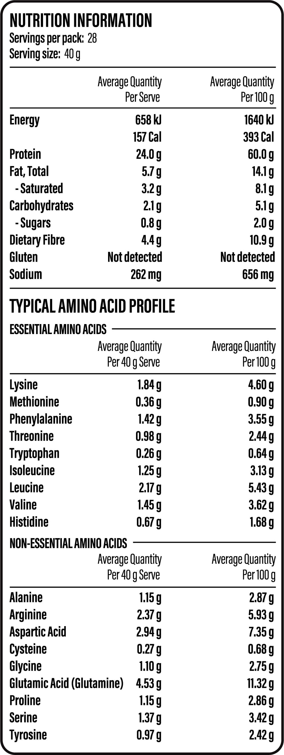 Veego Nutritional Panel Rich Chocolate